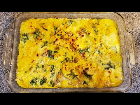 (In Just 20 Minutes) Algerian Gratin Potatoes With Chicken