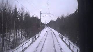 preview picture of video 'IC 917 passes Muurame station by 132 km/h'