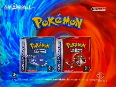 Nintendo Game Boy Advance - Pokémon Rubino e Zaffiro - Pubblicità Italiana (2004)