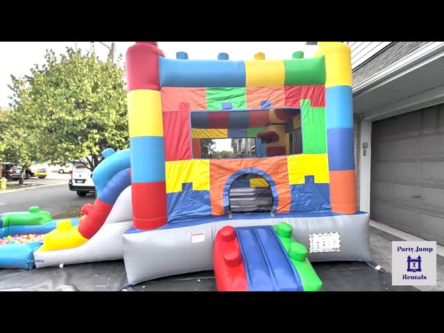 MegaBlock Bouncy House Combo Setup Ottawa | Party Jump Rentals