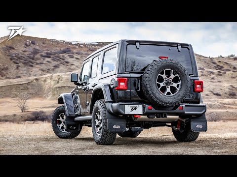2018-2022 Wrangler JL Jeep Logo Gatorback Mud Flaps - Set - GCN63K-JW -  