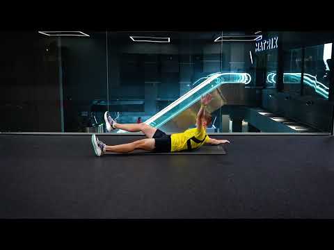 Cross-body V-up