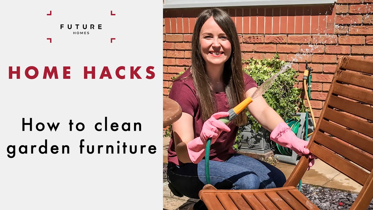 How to clean garden furniture - YouTube