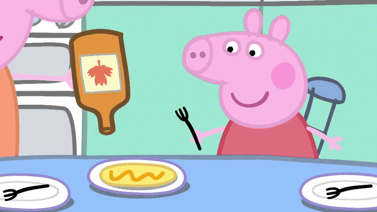 Свинка Пеппа S01 E29 : Блинчики (Английский)