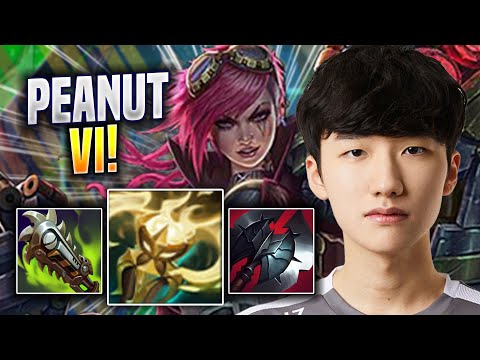 PEANUT PERFECT GAME WITH VI! - GEN Peanut Plays Vi JUNGLE vs Sylas! | Season 2023