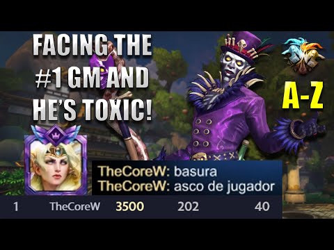 My Baron Vs The #1 GM And He's Toxic! - A-Z Series - Grandmasters Ranked Duel - SMITE