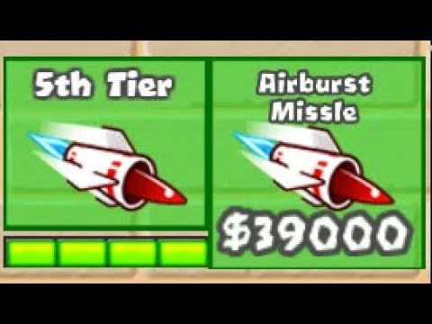 5th Tier Upgrades Mod - Airburst Missile! | Bloons TD Battles 5th Tier Sub! (BTD Battles)