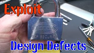 (16) Defeat Kiko Disc Detainer Padlock by Exploiting a Design Defect