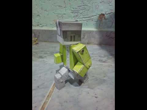 The Master Wolf - skins de Minecraft  articulable papercraft parte 1