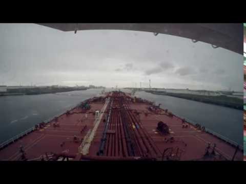 From Rotterdam Port to Open Sea timelapse