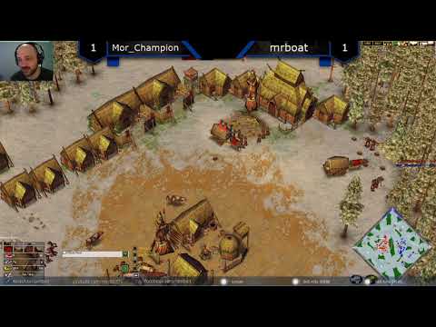 Mor_Champion vs mrboat - Age of Mythology: The Titans (Game 3) ft. ChronoJJ