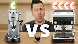 130€ Einsteiger- vs. 4.500€ Luxus-Espressomaschine!