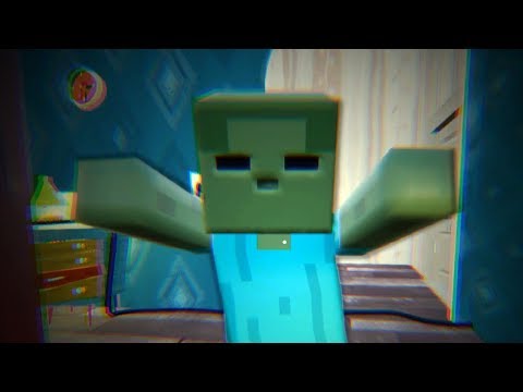 MY NEW NEIGHBOR IS A MINECRAFT ZOMBIE - Hello Neighbor Mod