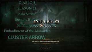 Diablo 3 s22 Marauder Demon Hunter set Dungeon