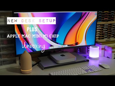 My New Desk Setup - 2021| Apple Mac Mini M1 Unboxing