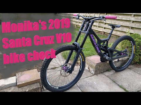 2019 Santa Cruz V10 27.5" bike check | With Monika Mixova