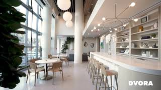 Main Lobby & Café | DVORA 175 Second