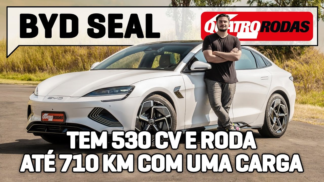 BYD Seal: roda 710 KM POR CARGA, tem DESEMPENHO DE PORSCHE e custa R$ 296.800