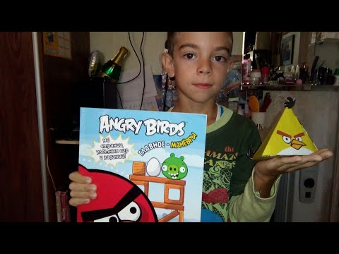 ANGRY BIRDS журнал/ Делаем ЧАКА/ Птички Энгри Бёрдс/ Злые птички/ Поделка с ребёнком/