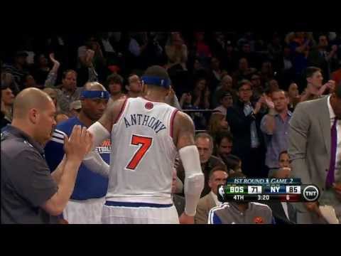 Carmelo Anthony Torches the Celtics in Game 2