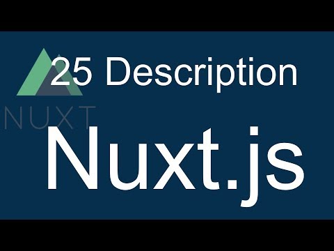 25 Nuxt JS beginner tutorial Show weather description