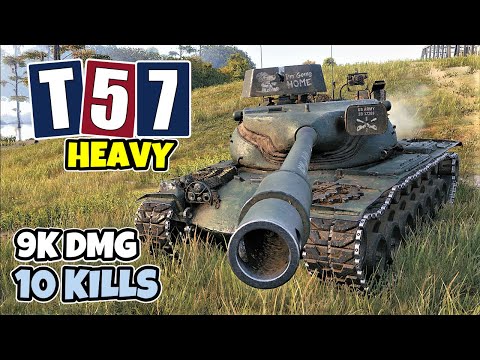 WoT T57 Heavy Tank Gameplay ♦ 10 Frags 9k ♦ Heavy Tank Review