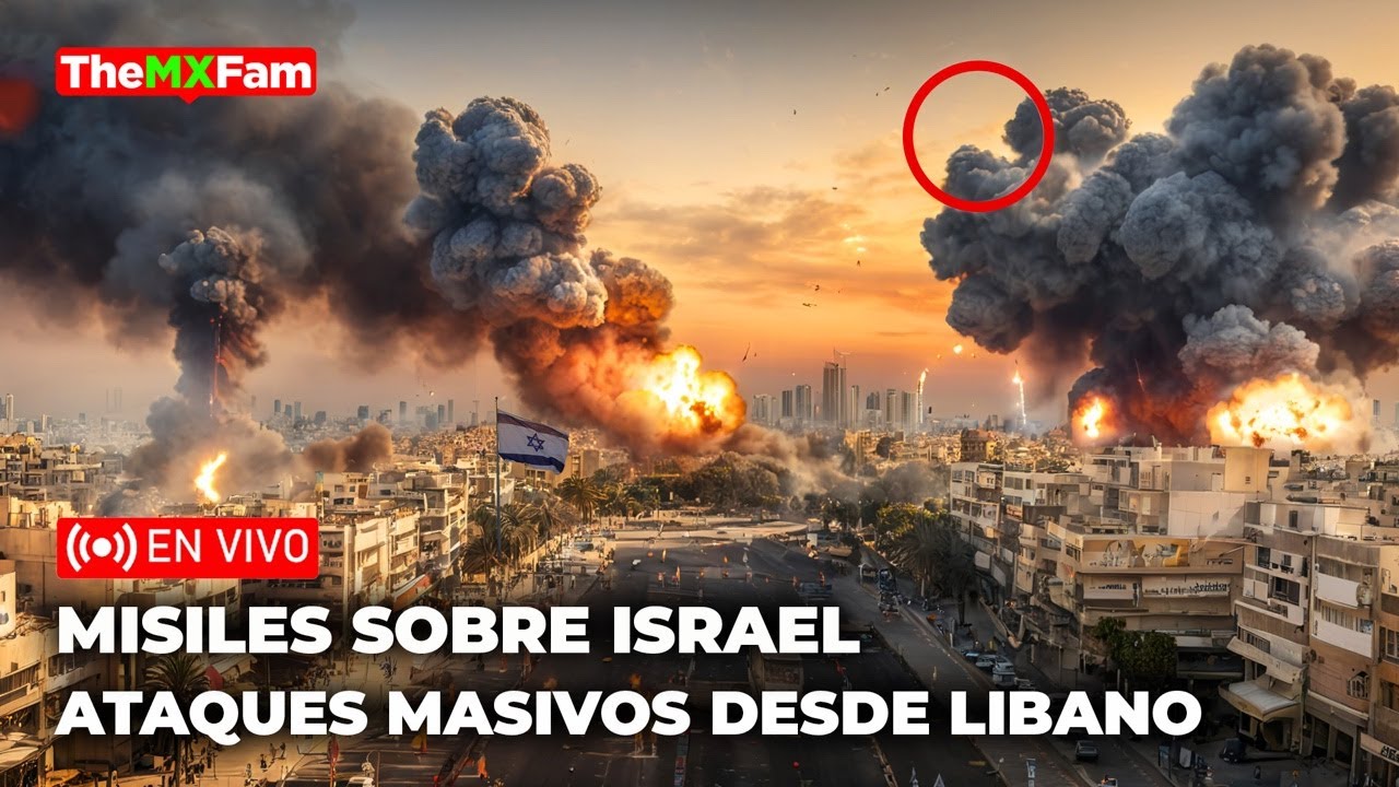 ISRAEL EN ALERTA MÁXIMA: LIBANO ATACA CON DRONES Y MISILES | TheMXFam