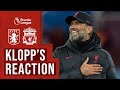 KLOPP'S REACTION: Aston Villa 1-3 Liverpool | Robertson & Salah records, 'deserving' three points