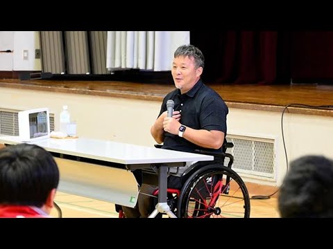 車いすバスケヘッドコーチの京谷和幸さんが講演