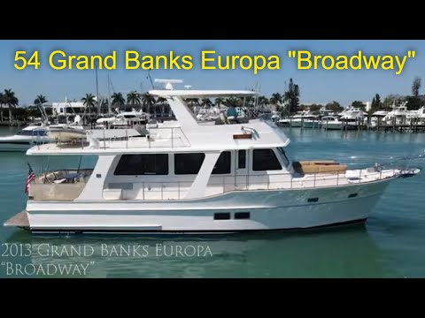 54 Grand Banks Europa "Broadway" Yacht Tour