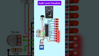 Download lagu VU Meter Circuit | Audio Level Visualizer Circuit Using LM3914 #shorts  #tech #electrical mp3
