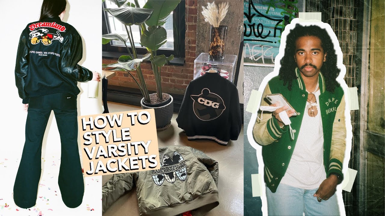How to Style Varsity jackets | Where to buy Vintage & streetwear Letterman jackets
