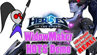 WidowMaker HOTS in game DEMO! (based off idbecoolif)