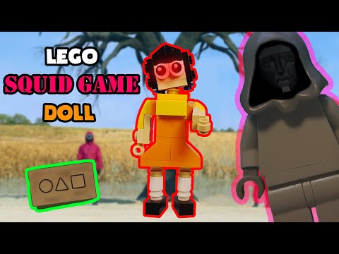 Lego squid game DOLL | Лего кукла Игра в Кальмара #shorts #squidgame #legosquidgame #lego #legomoc