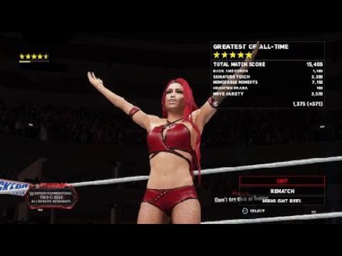 WWE 2K18_ Eva Marie vs. Tamina