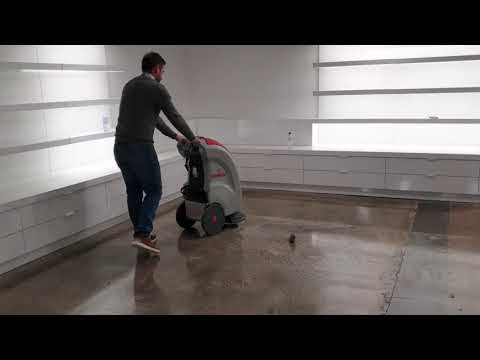 Concrete Floor Scrub and Clean – Small Machine