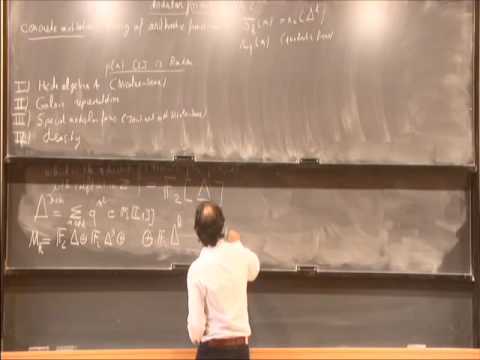 On the Parity of Coefficients of Modular Forms - Joel Bellaiche