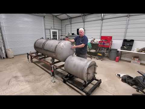 BBQ Smoker 250 Gallon Firebox Joinery