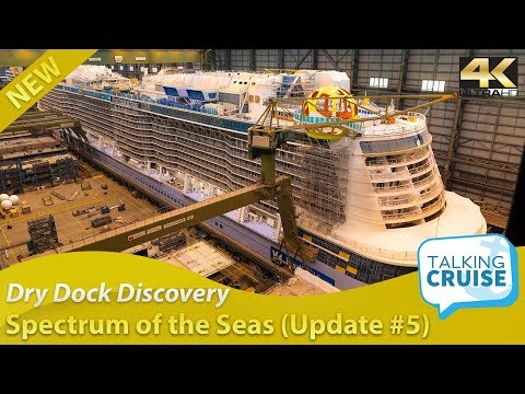 Dry Dock Discovery – Spectrum of the Seas Construction (Update #5)