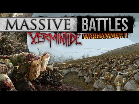 The Vermintide Has Come! - 9k Skaven vs 2.3k Elves (Massive Battles)