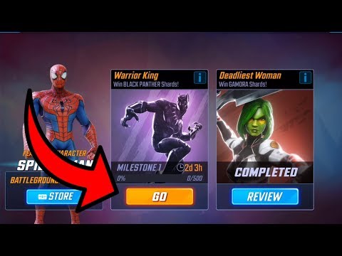 Marvel Strike Force - *NEW* BLACK PANTHER WARRIOR KING BATTLEGROUNDS GAMEPLAY! Marvel Strike Force