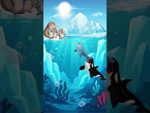 The sacrifice of the father of a seal #shorts #short #animation #cartoon #feedshorts #shortsvideo