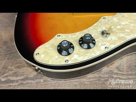 MyDream Partcaster Custom Built - Thinline Sunburst Lollar FB Freeway image 11