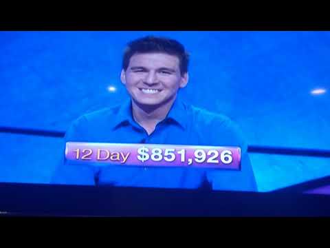 James Holzhauer Surpasses The $800,000 Mark