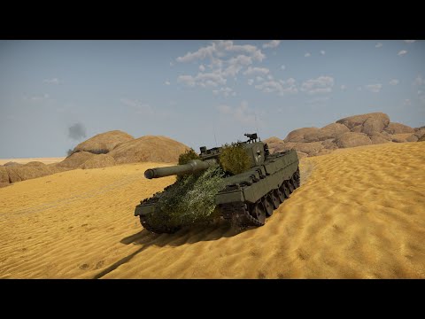 10.0 Germany lineup gameplay | War Thunder | Leopard 2A4 |