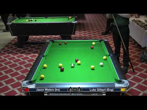 2019 Home Internationals - Men's Singles - Last 32 - Jason Waters v Luke Gilbert