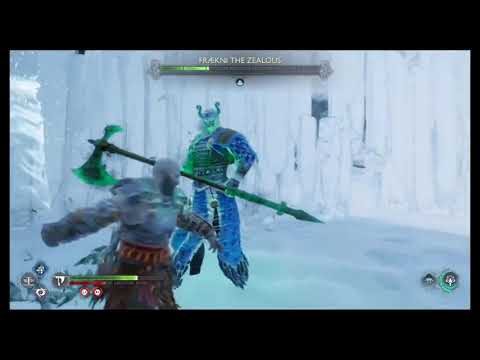 How to Easily defeat Fraekni the zealous Beat kill Berserker God Of War Ragnarok