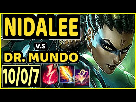 NIDALEE vs DR. MUNDO - 10/0/7 KDA JUNGLE GAMEPLAY - NA Ranked DIAMOND