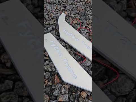 Led вставки на карты дверей для Mercedes Actros MP4, с индивидуальными надписями - фото 1 - id-p2786130345