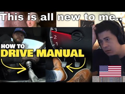 American Reacts How to Drive a Manual Transmission in 1 minute + Detailed Tips & Fails